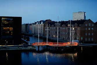 Нов уникален мост се превръща в емблема на Копенхаген