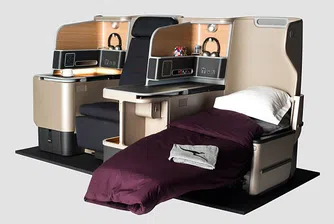 Новите седалки в бизнес класата на Qantas