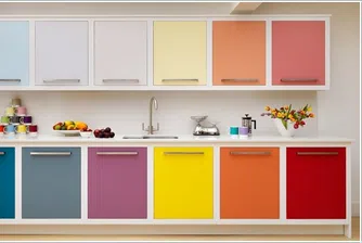 Пет кухни с ярки цветове