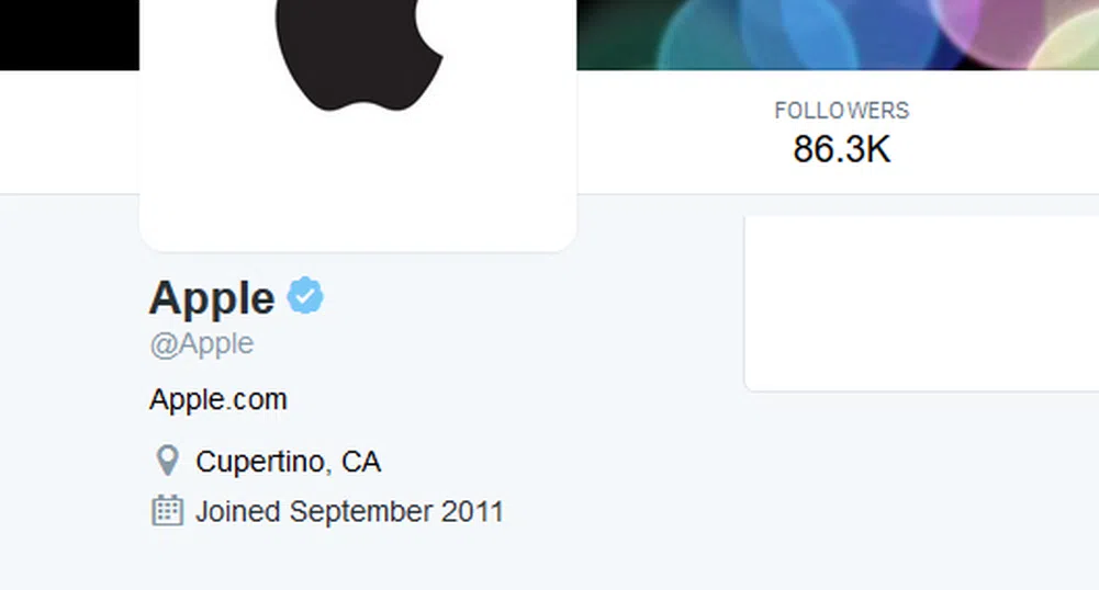Най-после! Apple се сети, че има официален Twitter акаунт!