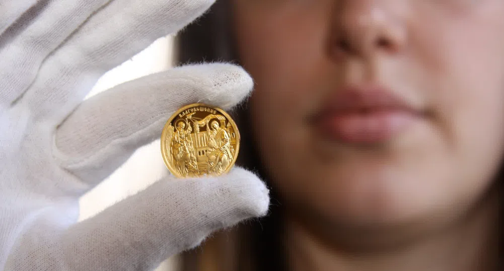 Златна възпоменателна монета „Благовещение“ пусна БНБ