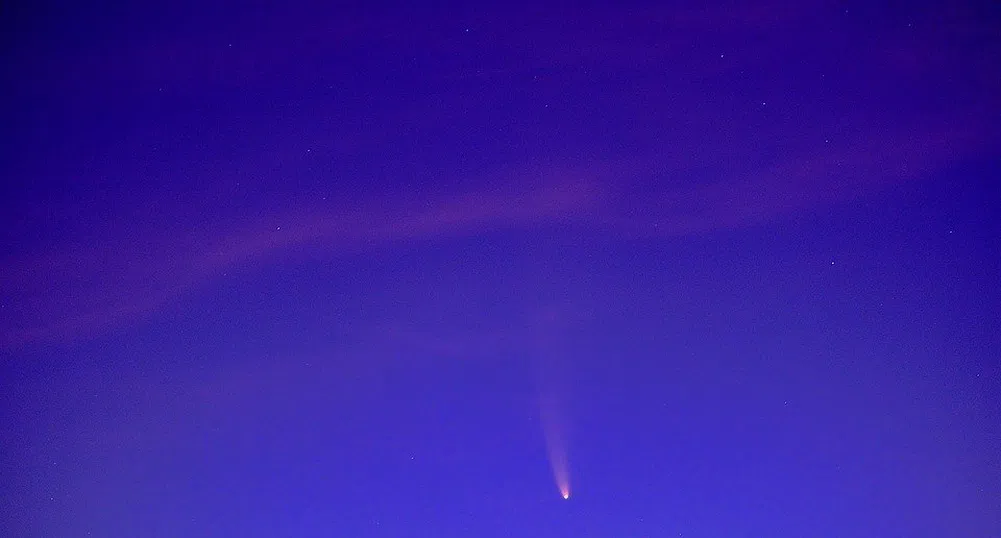 Астронавт засне невероятно видео на  кометата Neowise