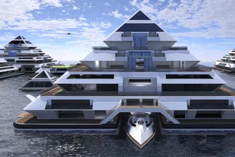 Архитекти планират град с плаващи пирамиди