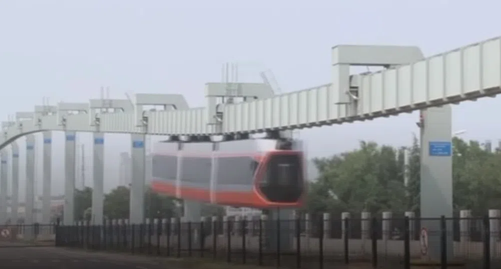 Започнаха тестовете на най-бързия въздушен влак в Китай