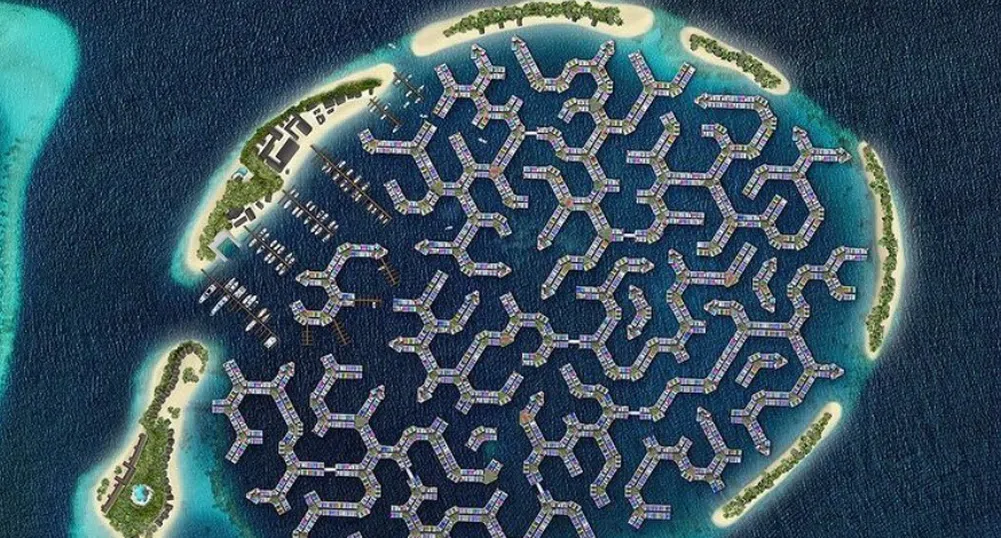 Създават плаващ град на Малдивите (снимки)