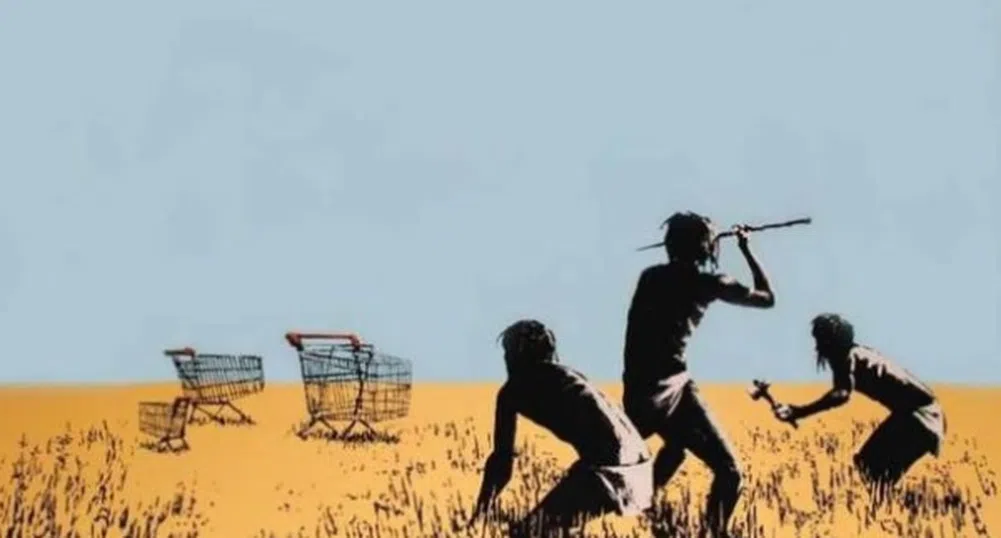 Откраднаха творба на мистериозния уличен художник Banksy