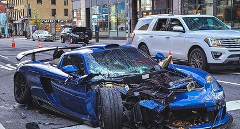 Дрогиран богаташ разби Porsche по празните улици на Ню Йорк