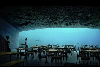 Първият подводен ресторант в Европа вече прави резервации