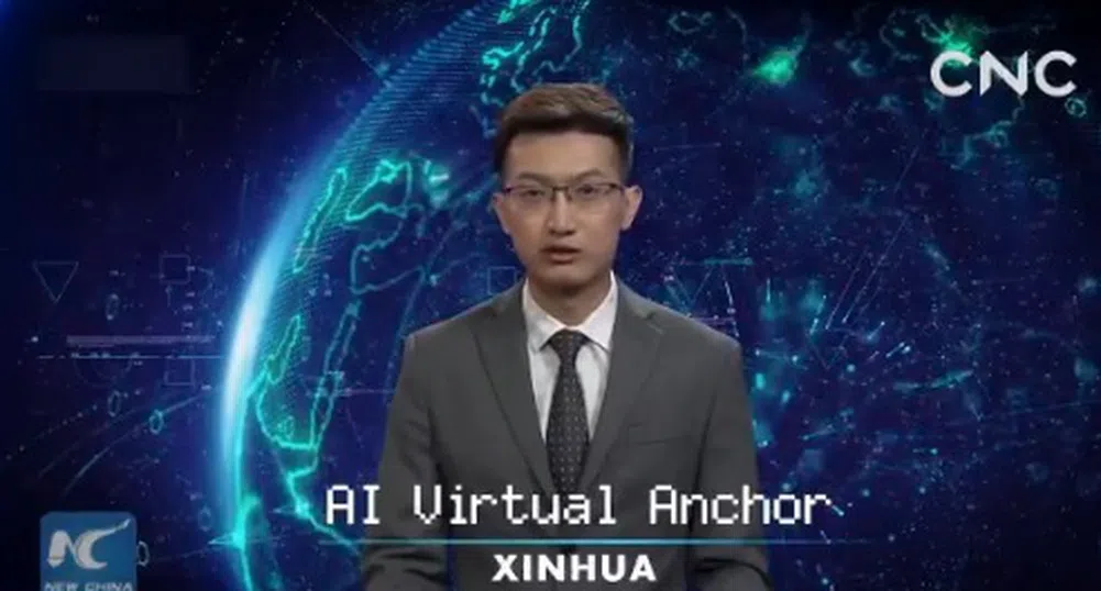 Китай представи виртуален говорител, който чете новините