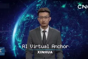 Китай представи виртуален говорител, който чете новините