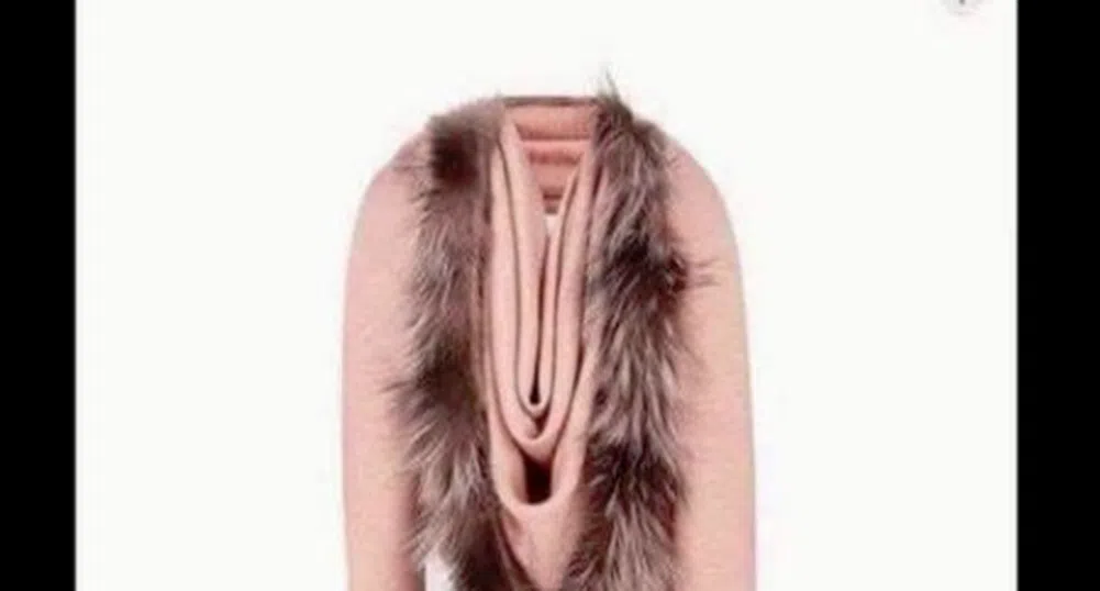 Fendi разпродаде шал за 855 евро, приличащ на женски гениталии