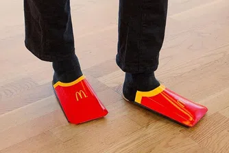 McDonald’s се пошегува с модерни обувки на Balenciaga