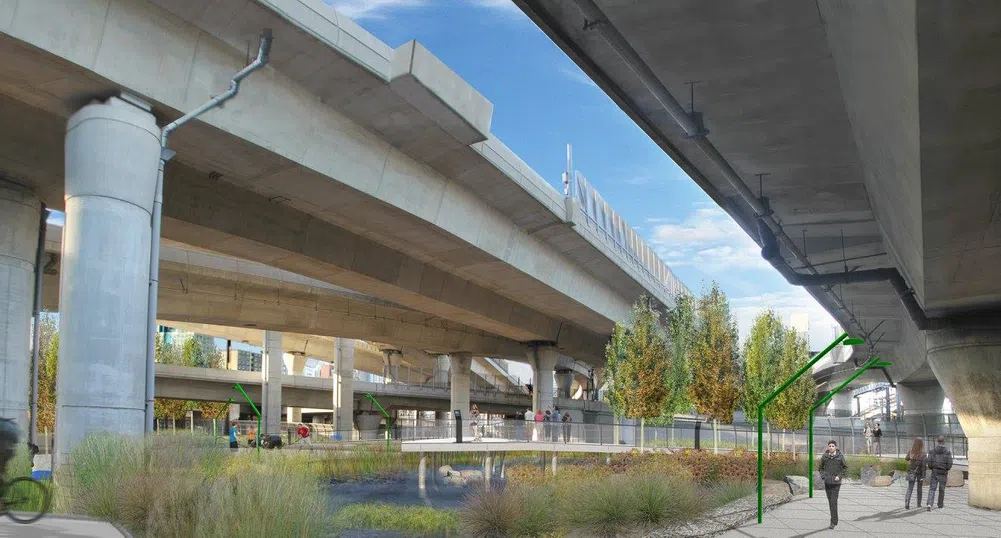 Бостън строи парк под градскaта магистрала