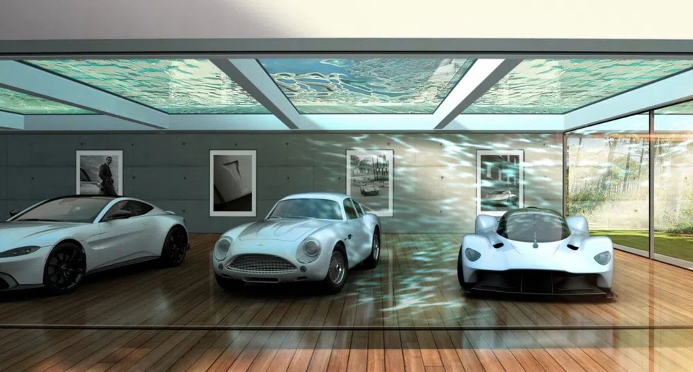 Това е бъдещето: Aston Martin показа футуристични гаражи