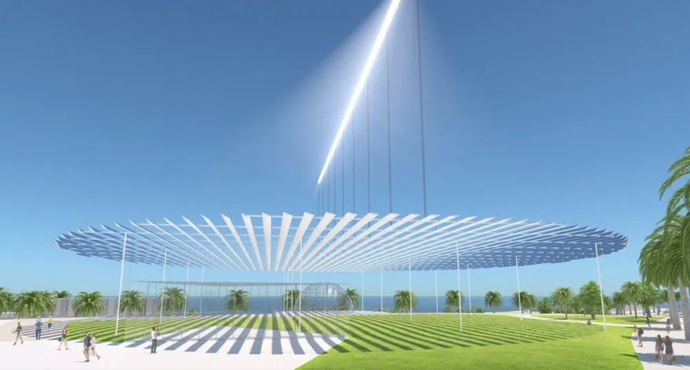 Този масивен соларен лъч зарежда с ток 220 къщи