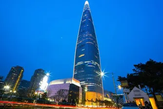 Новата най-висока сграда в Сеул постави три световни рекорда