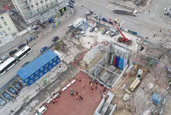 Готови са първите 7 км от тунелите на третия лъч на метрото