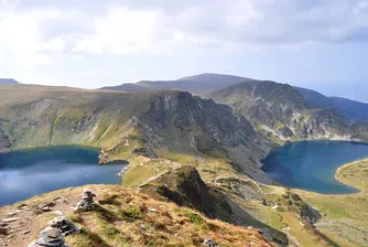 Край на джипките на Рилските езера, само коне в планината