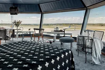 Невероятен апартамент в контролната кула на стокхолмското летище