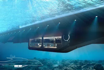 Cantharus - суперяхтата с впечатляващ подводен апартамент