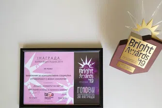 Изложба КЛИМАТЪТ НА 360° с 1 награда на BAPRA Bright Awards 2019