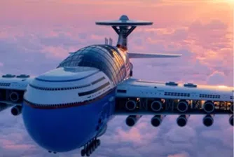 Летящият ядрен хотел, който може да остане във въздуха с месеци (видео)