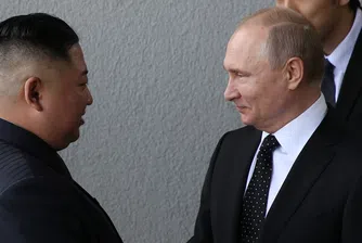 Путин и Ким се срещнаха на космодрума Восточний
