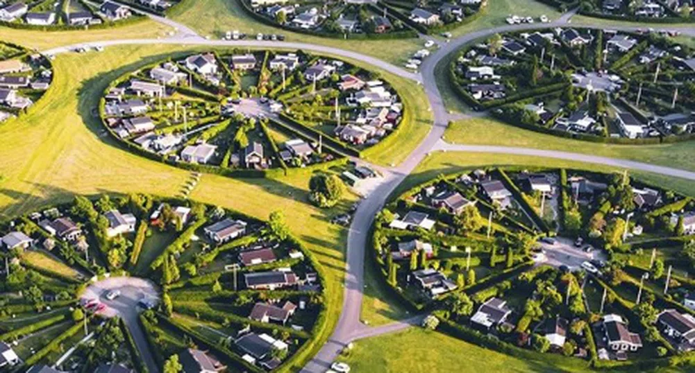 Как изглежда датският град-градина Brøndby Haveby?