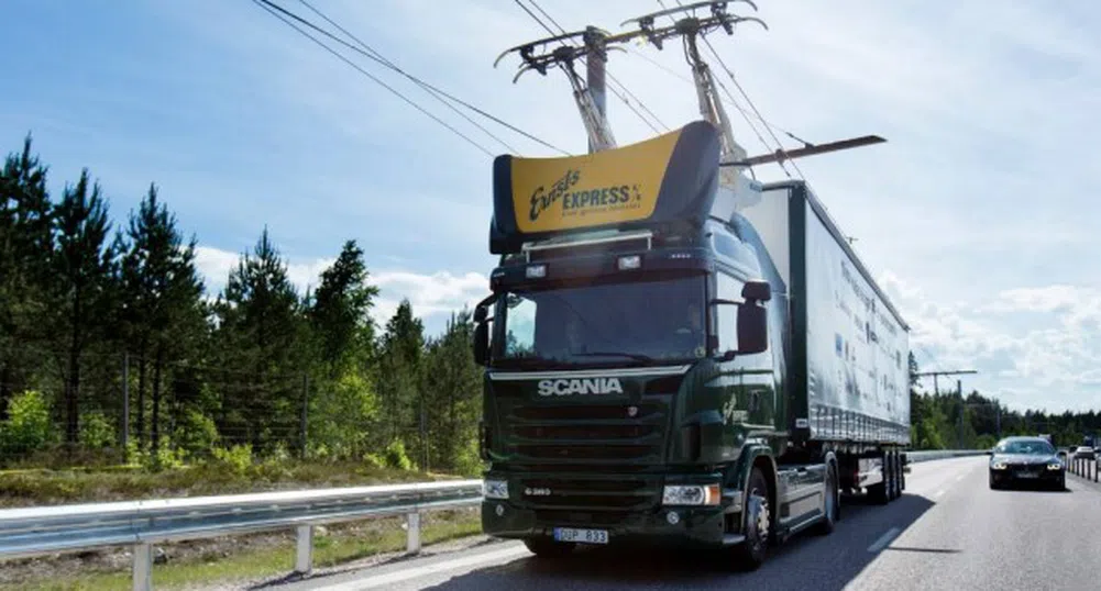 Германия отвори първата магистрала за електрически камиони