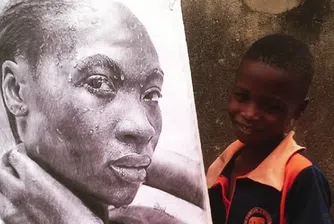 11-годишен нигериец удивлява света с рисунките си