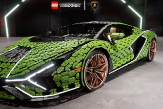 Lego създаде копие на Lamborghini Sián в реални размери
