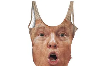 Бански костюм с шокирания Тръмп прави тялото ви велико отново