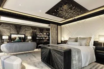 В най-луксозния круизен апартамент в света има легло за $200 000