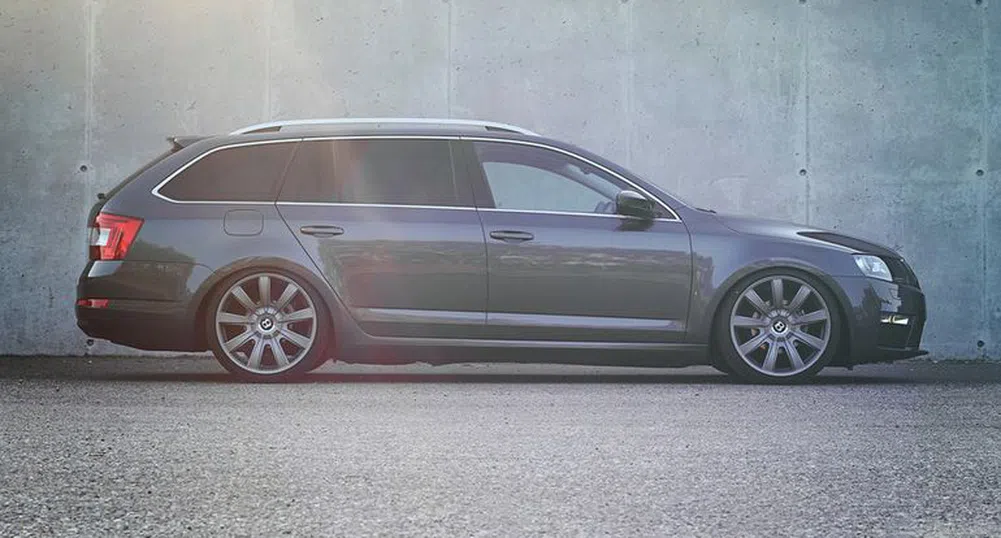 Skoda с джанти на Bentley