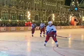 Владимир Путин заби пет гола в хокеен мач