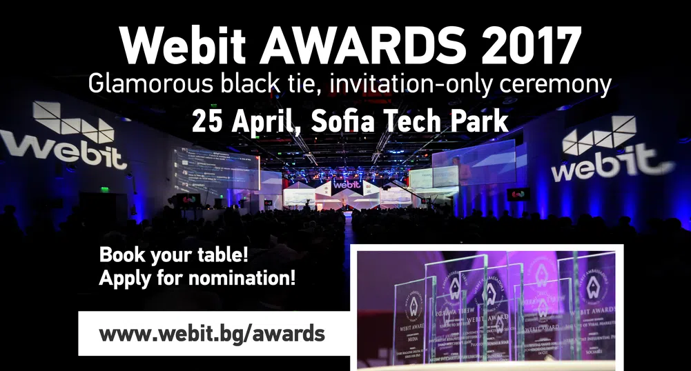 Webit награждава най-иновативните проекти в региона