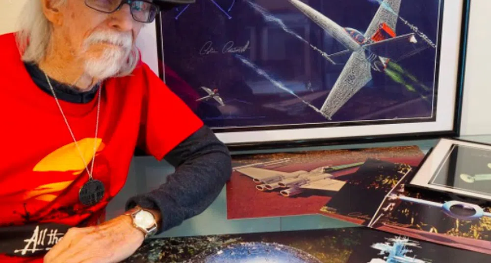 На 90 г. почина дизайнерът на космическите кораби от Междузвездни войни