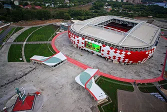 Футболните стадиони в Русия