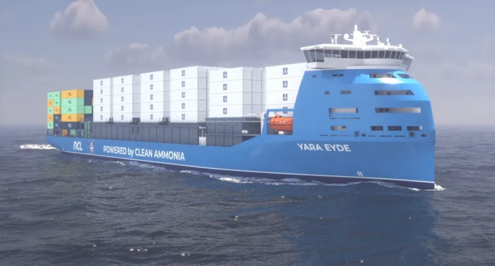 Норвежка компания създава първия в света контейнеровоз, задвижван с амоняк