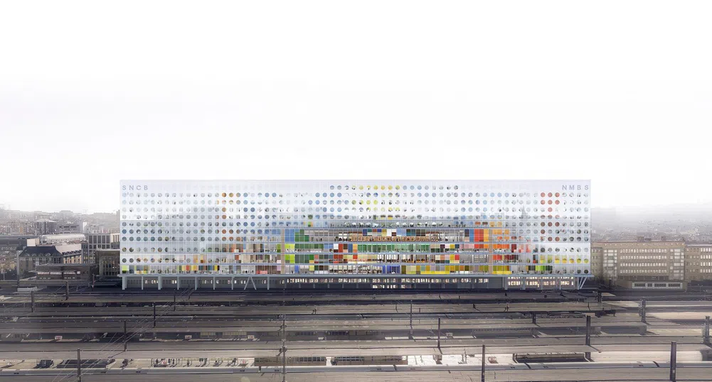 Уникална сграда изниква върху пейзажа на Брюксел