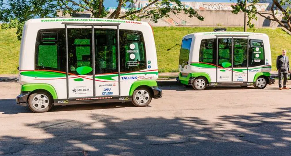Естония пусна автономни автобуси по улиците на Талин