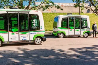Естония пусна автономни автобуси по улиците на Талин