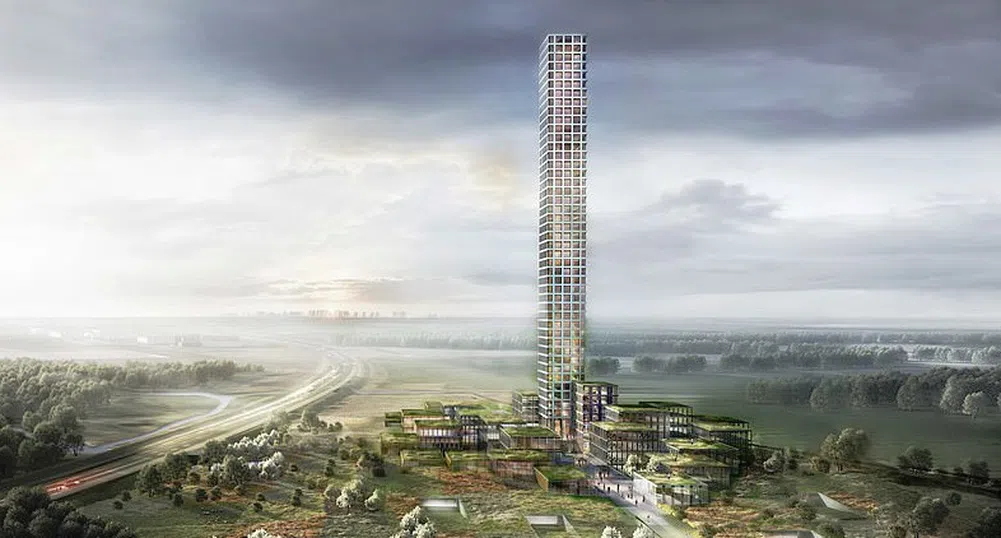 Строят най-високата сграда в Западна Европа в малко датско градче