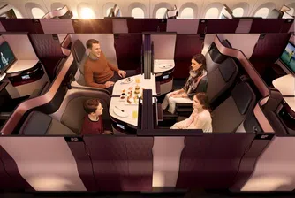 Новата бизнес класа на Qatar Airways: Лукс на ново равнище