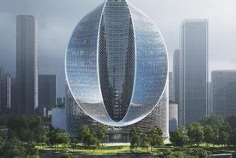 Поразителната O-Tower - дом на най-голямата компания за смартфони в Китай