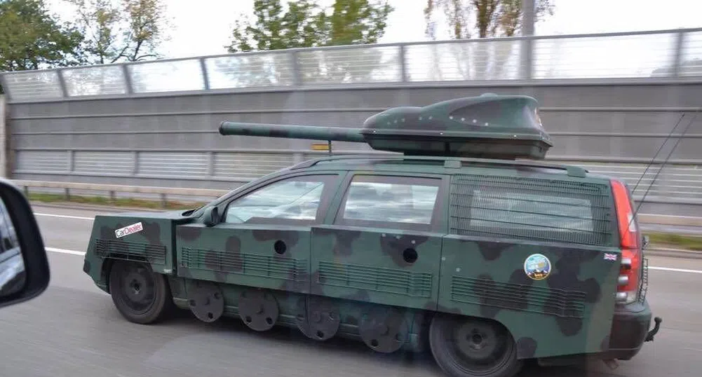 Швед трансформира Volvo-то си в танк