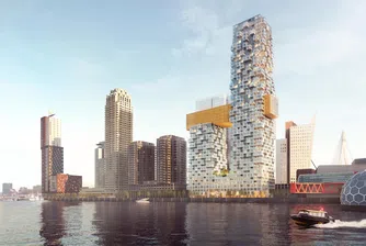 В Ротердам ще има небостъргач с пикселизирани стени