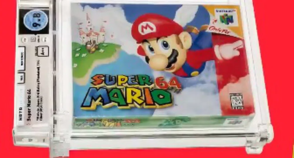 Копие на Super Mario 64 стана най-скъпата игра, продавана някога на търг