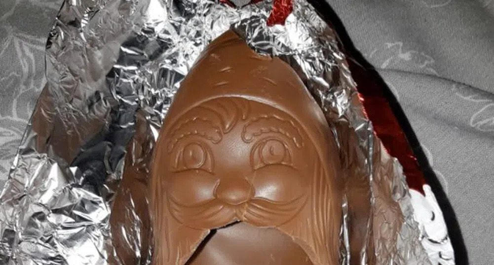 Мъж си купи шоколадов Дядо Коледа и остана шокиран