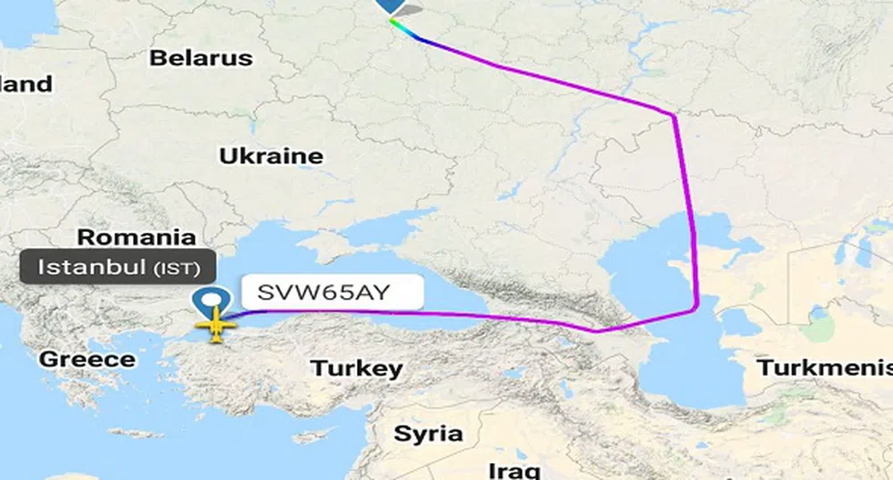 Самолетът на Абрамович се върна в Москва 2 дни, след като излетя за Израел